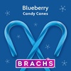 image:imageBrachs Blueberry Candy Canes Christmas Candy Holiday Ornaments 53 oz Box 12 Count