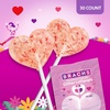 image:imageBrachs Strawberry Cupcake Glitter Lollipops Valentines Day Candy Individually Wrapped 30 countSmall Pack of 2