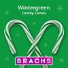 image:imageBrachs Wintergreen Christmas Candy Canes Stocking Stuffers for Kids Christmas Candy 53 oz Box 12ct12 Count Pack of 2