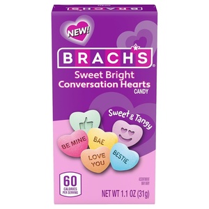 image:imageBrachs Valentines Sweet Bright Conversation Hearts Hard Candy 11 oz Box